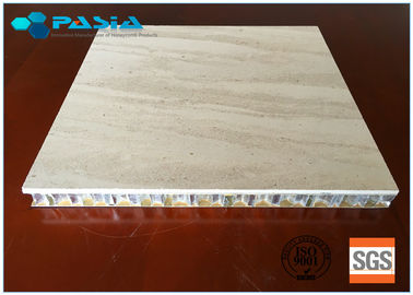Китай Мраморная каменная смесь сота обшивает панелями 20 до 25 Мм толщины для украшения офиса поставщик