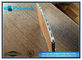 Над панелью сота ширины 1,5 метров ультра широкой алюминиевой с имитационным деревянным зерном и раскрытым краем поставщик