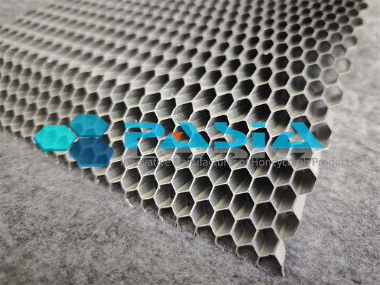 High Specific Surface Area Angled Aluminum Honeycomb Core For Air Purification поставщик
